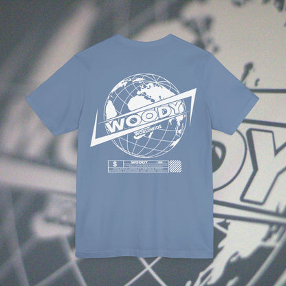 Woody Worldwide - Steel Blue - T-Shirt