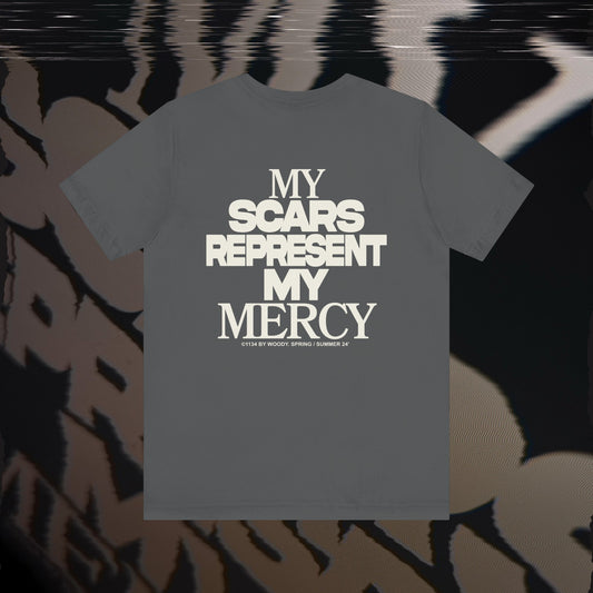 My Scars Represent My Mercy - Asphalt - T-shirt