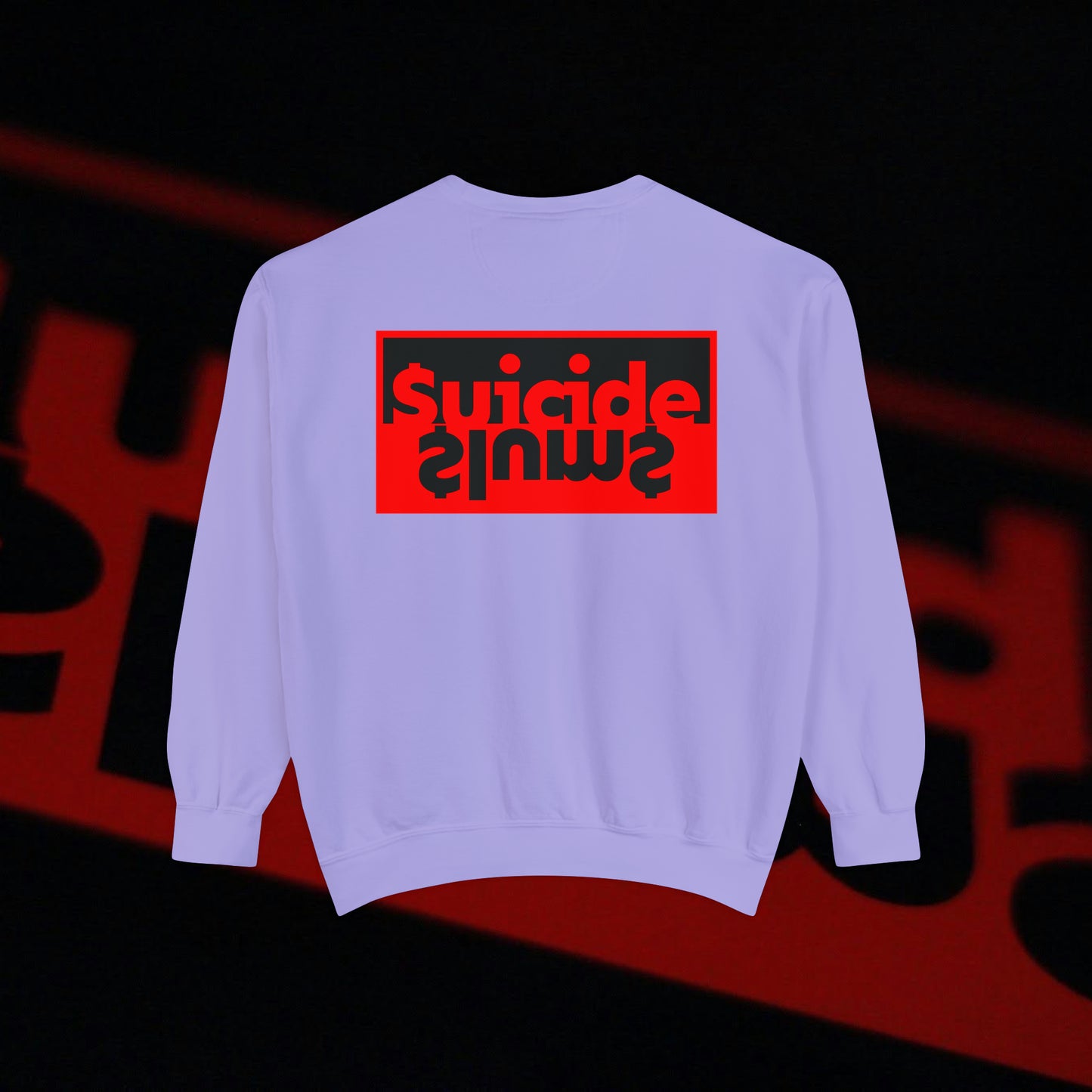 $uicide $lum$ - Violet - Crewneck