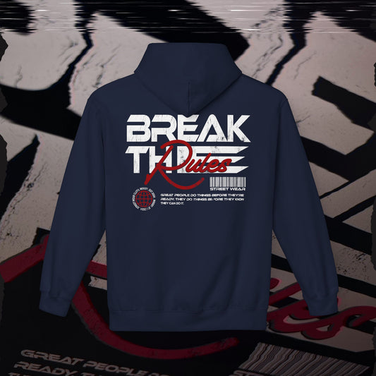 Break The Rules - Navy - Hoodie