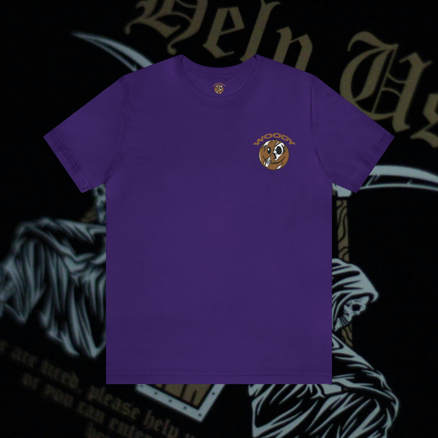 Help Us - Purple - T-Shirt