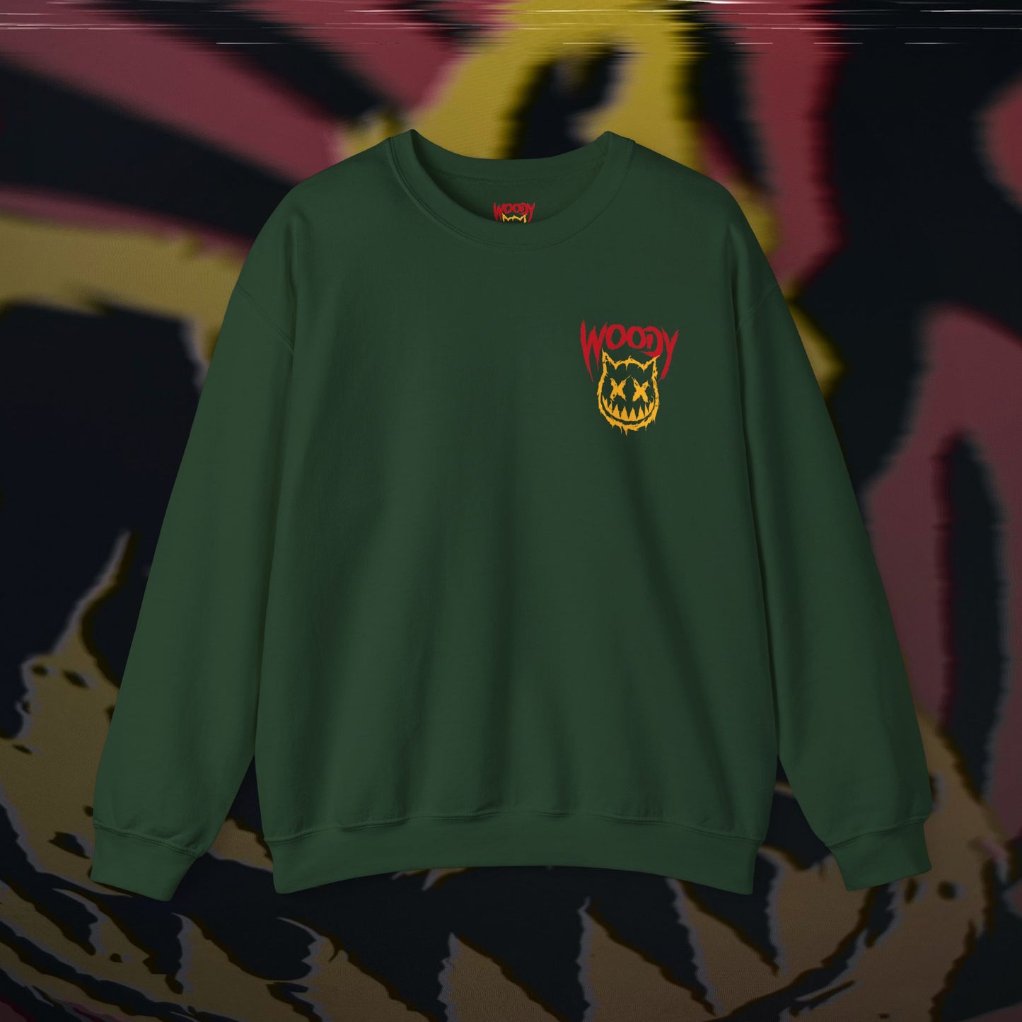 Face Your Demons - Forest Green - Crewneck