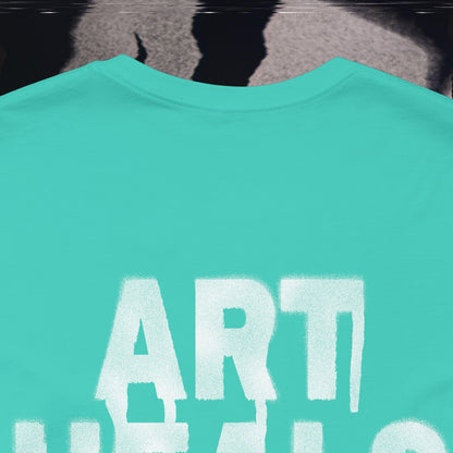 Art Heals Pain - Teal - T-Shirt