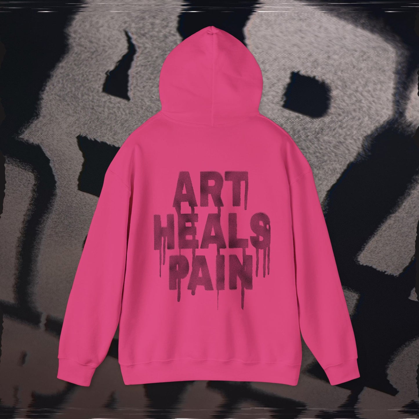 Art Heals Pain - Pink - Hoodie