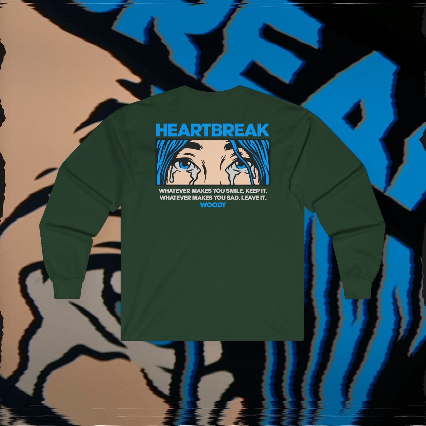 Heartbreak Part II - Forest green - Long Sleeve