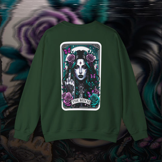 The Bitch - Forest Green - Crewneck