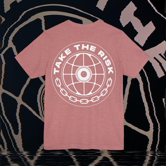 Take The Risk - Heather Mauve - T-Shirt