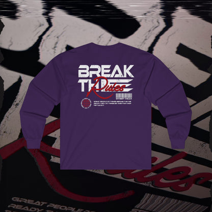 Break The Rules - Purple - Long Sleeve T-Shirt