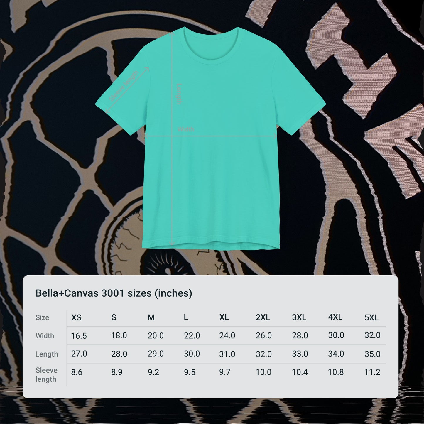 Take The Risk - Teal - T-shirt