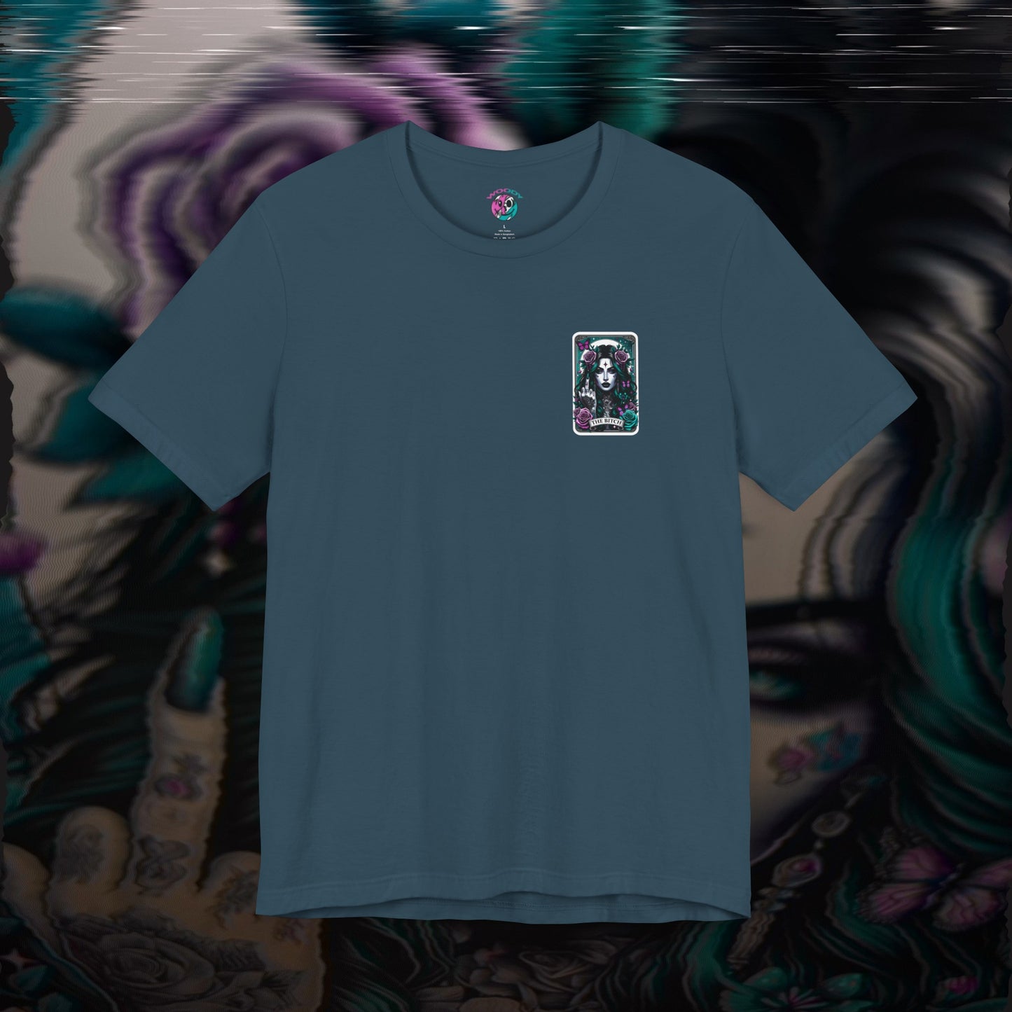 The Bitch - Deep Teal - T-Shirt