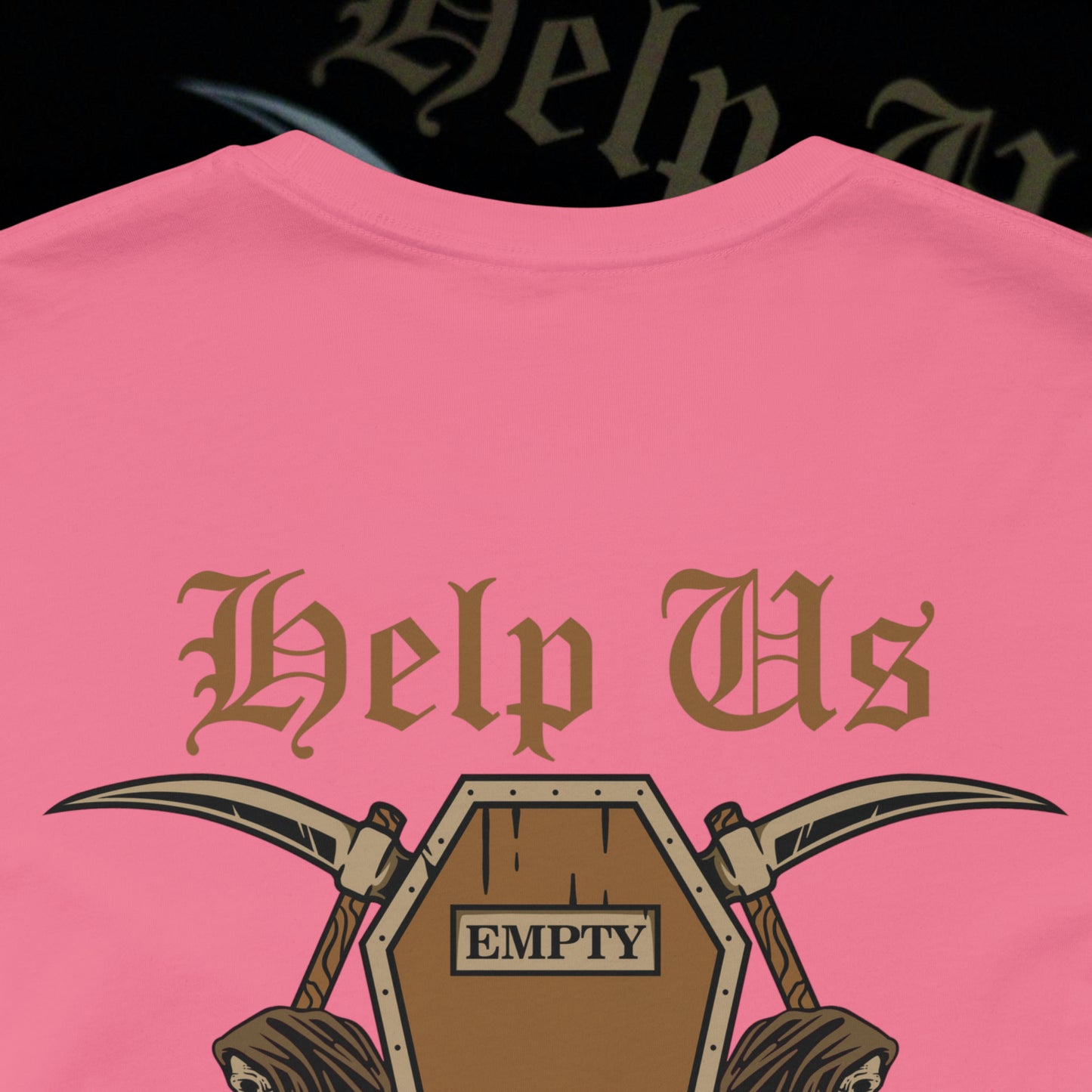 Help Us - Pink - T-Shirt