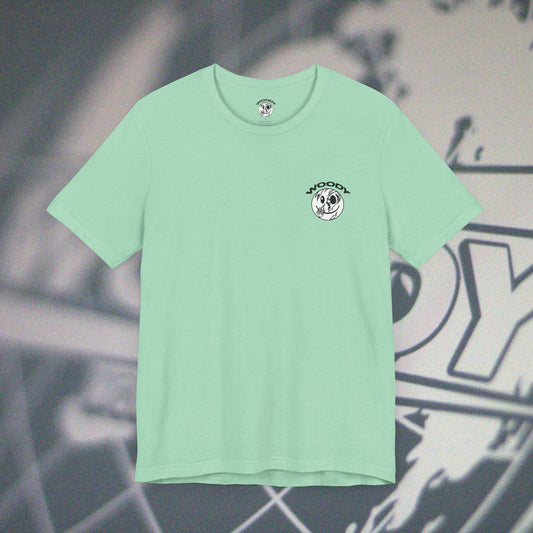 Woody Worldwide - Heather Mint - T-Shirt