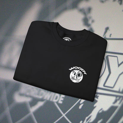 Woody Worldwide - Black - Crewneck