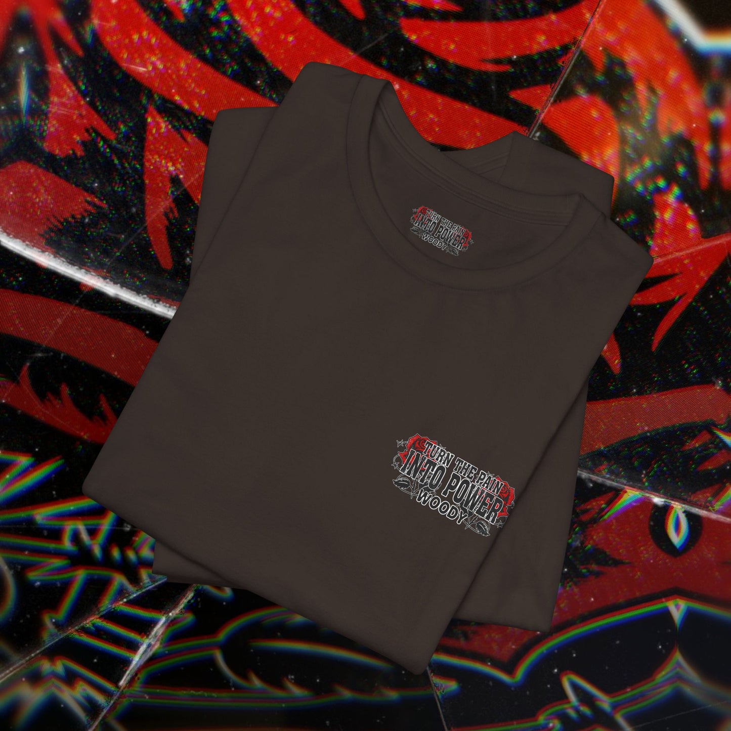 Pain To Power - Brown - T-Shirt