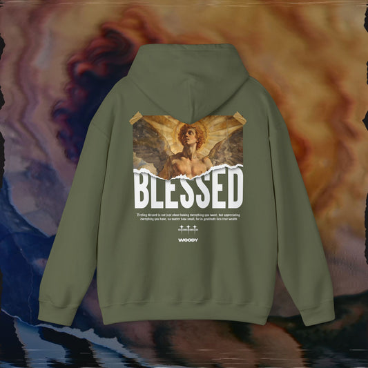 Blessed - Military Green - Hoodie