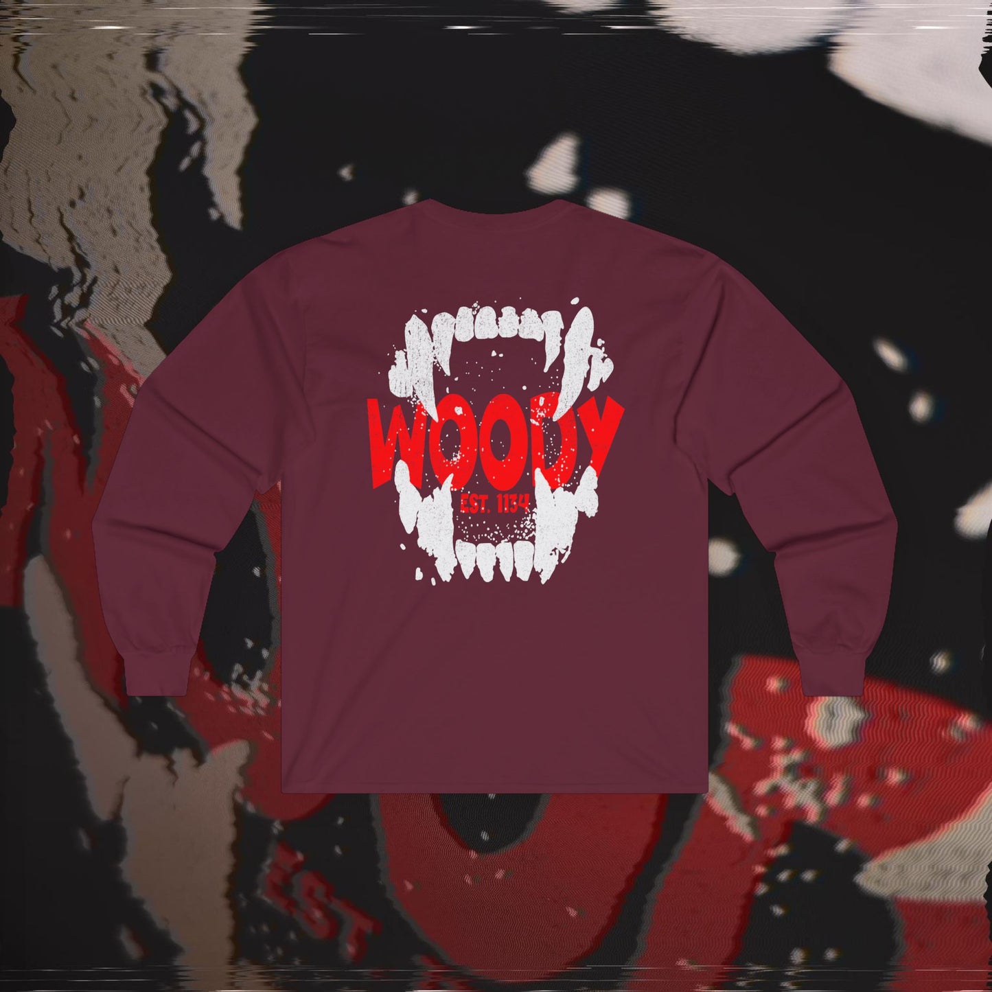 Bite Back - Maroon - Long Sleeve