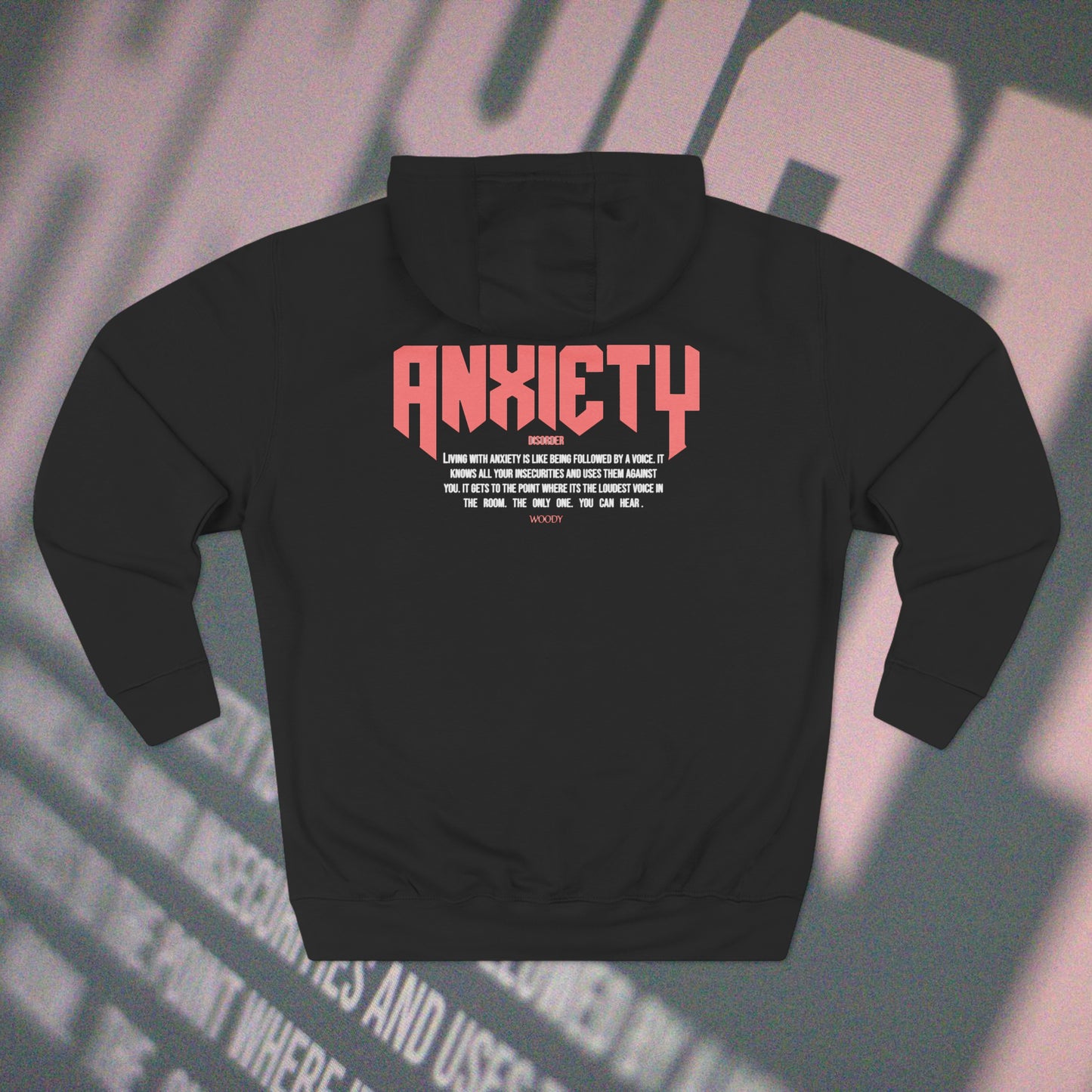 Anxiety - Black - Hoodie