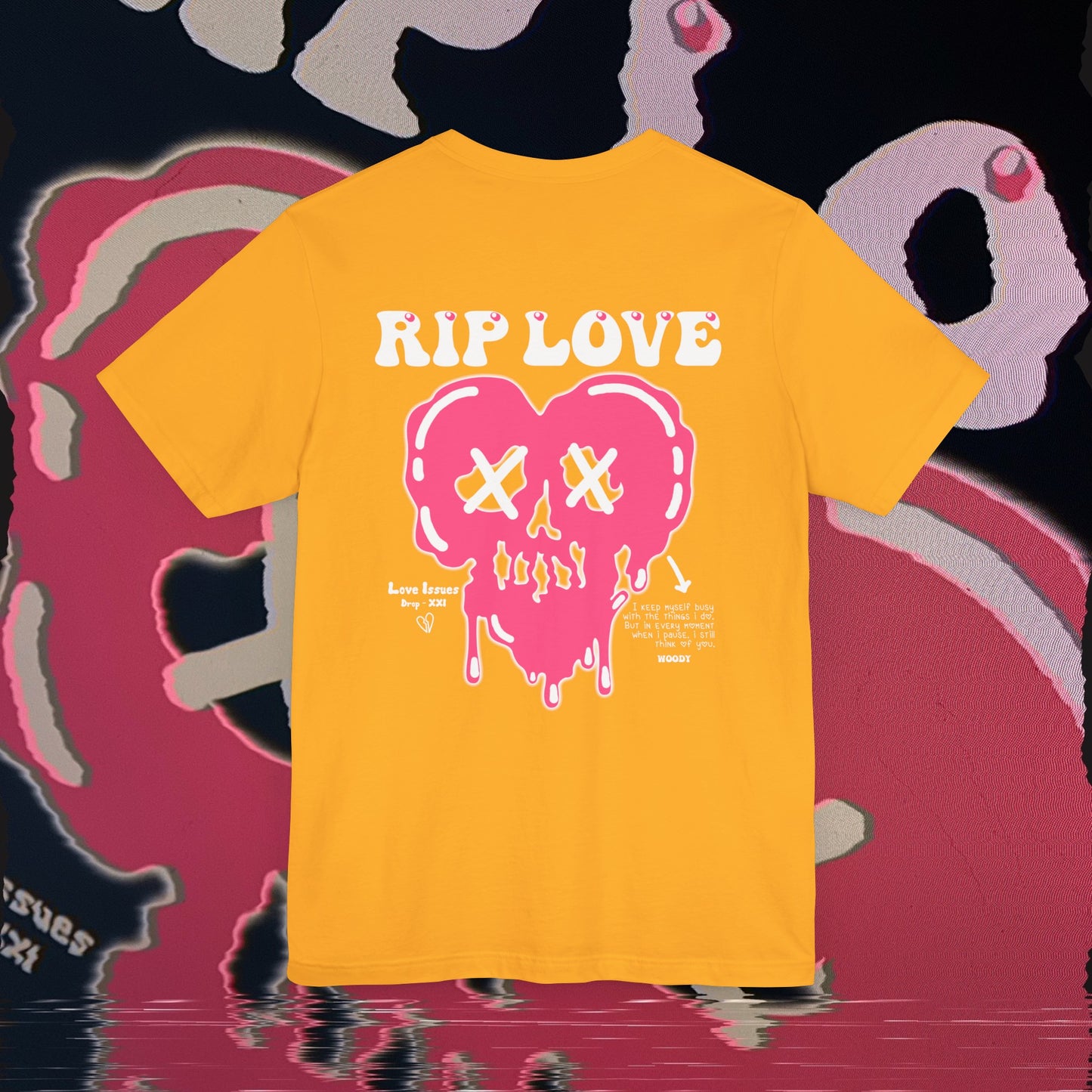 RIP Love - Gold - T-shirt