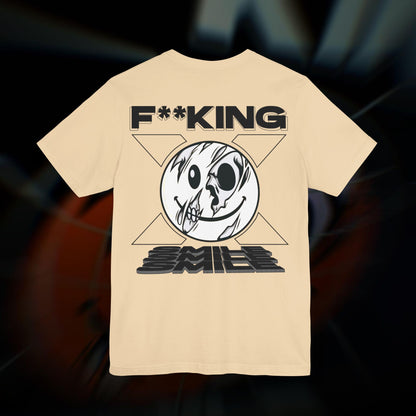 F**KING SMILE - Soft Cream - T-Shirt