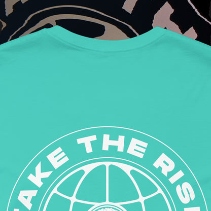 Take The Risk - Teal - T-shirt