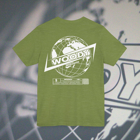 Woody Worldwide - Heather Green - T-Shirt