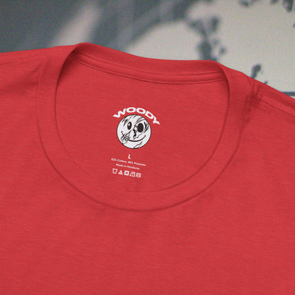 Woody Worldwide - Heather Red - T-Shirt