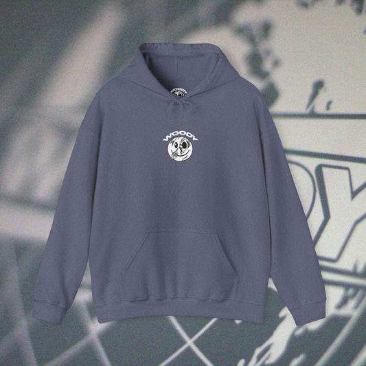 Woody Worldwide - Heather Navy - Hoodie