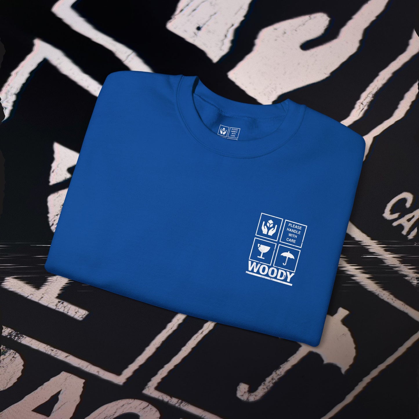 Fragile - Blue - Crewneck