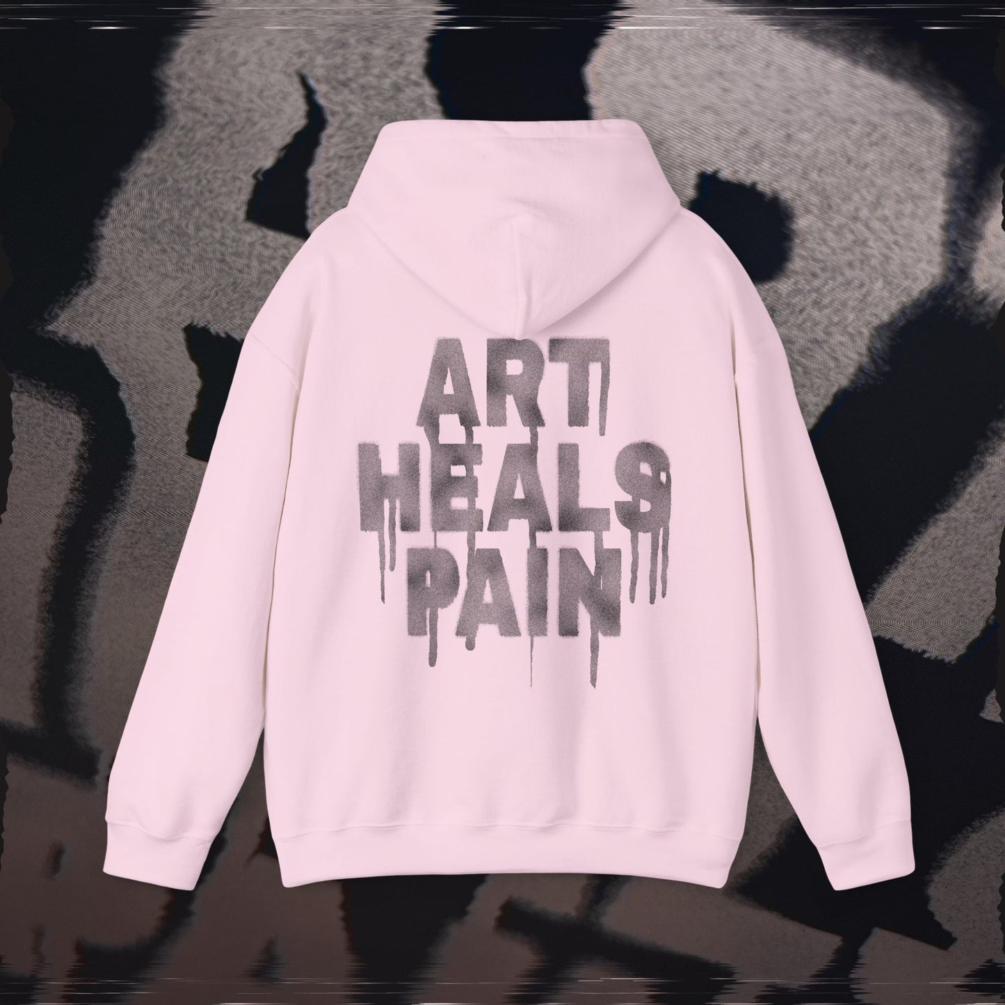 Art Heals Pain - Light Pink - Hoodie