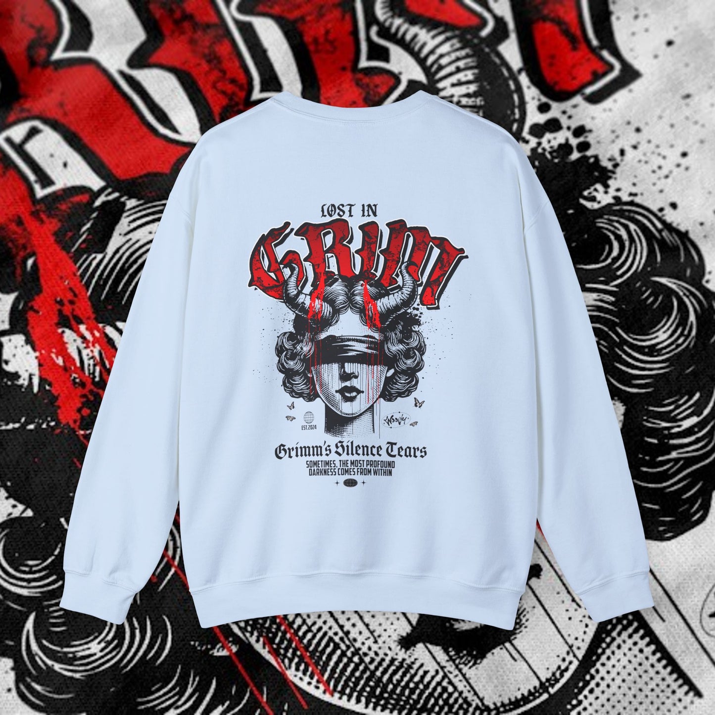 Lost In Grim - Light Blue - Crewneck