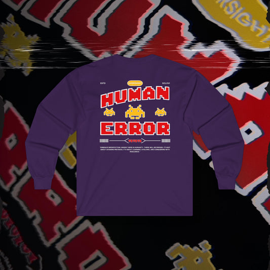 Human Error - Purple - Long Sleeve