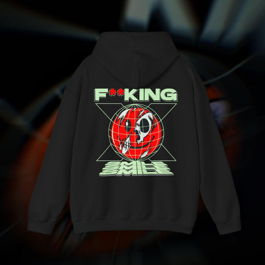 F**KING SMILE! - Black - Hoodie