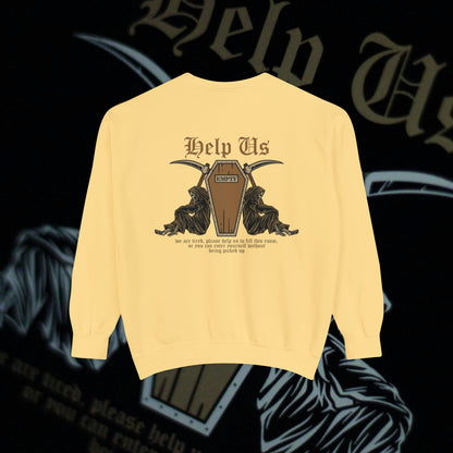 Help Us - Butter - Crewneck