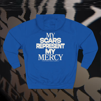 My Scars Represent My Mercy - Blue - Hoodie