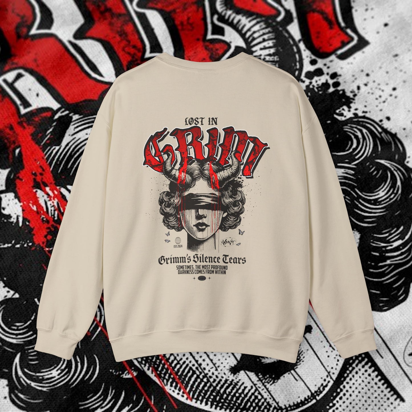 Lost In Grim - Sand - Crewneck