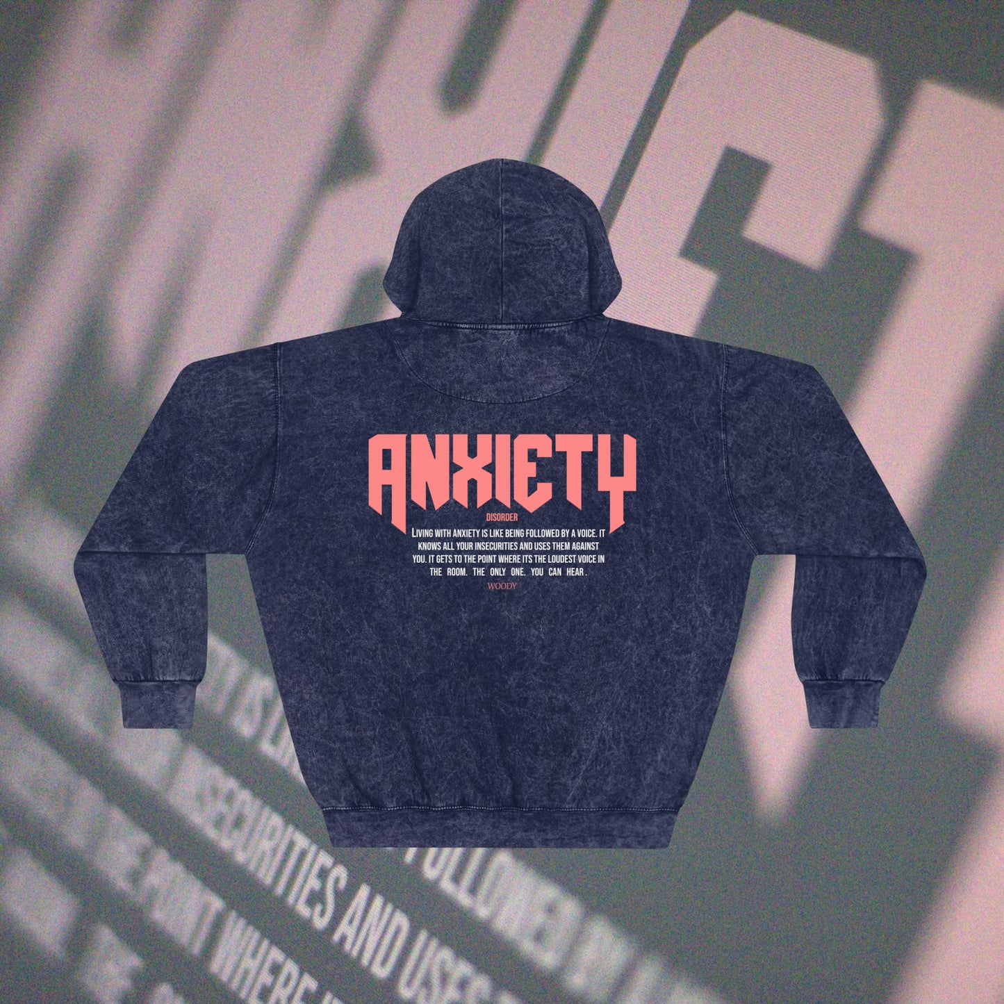 Anxiety - Mineral Navy - Hoodie