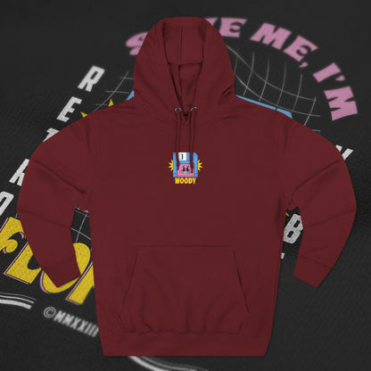 Save Me, I'm Floppin' - Burgundy - Hoodie