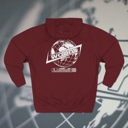 Woody Worldwide - Burgundy - Hoodie