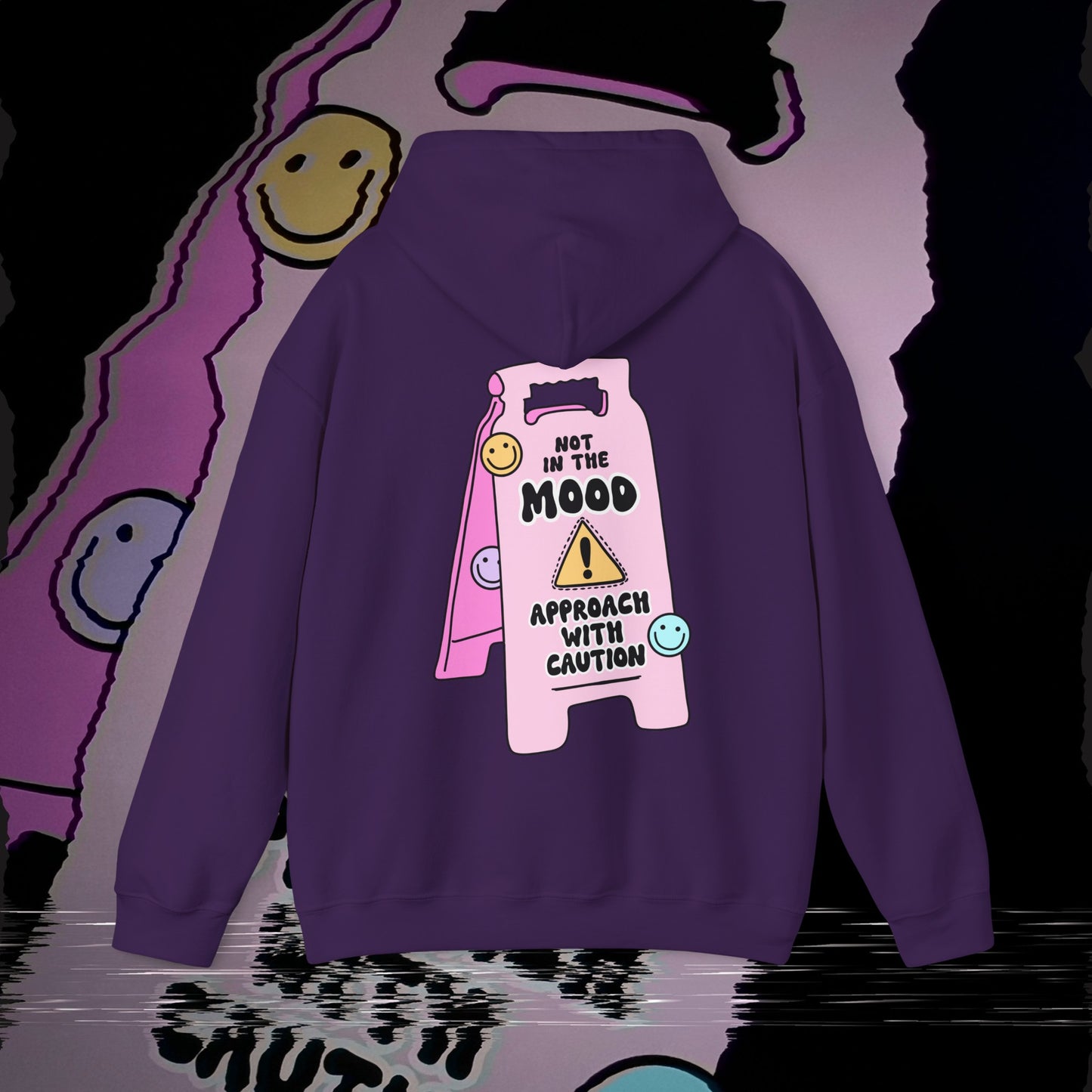 Not In The Mood - Purple - Hoodie