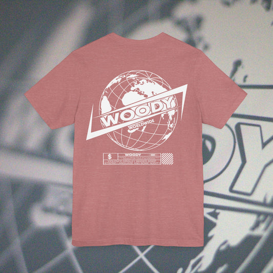 Woody Worldwide - Heather Mauve - T-Shirt