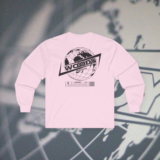Woody Worldwide - Light Pink - Long Sleeve