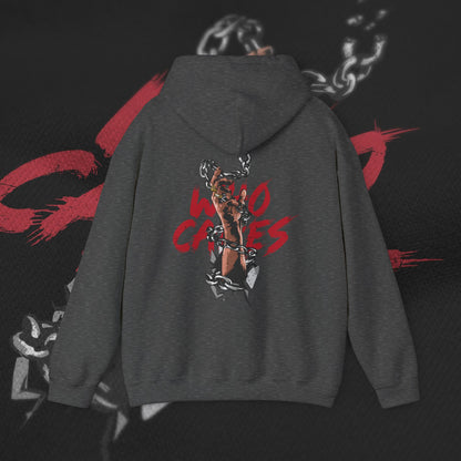 Who Cares - Dark Heather - Hoodie