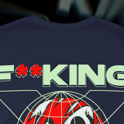 F**KING SMILE - Navy - T-Shirt