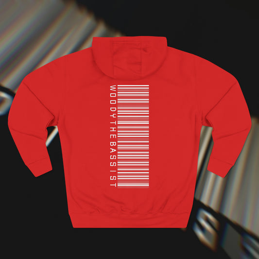 Barcode - Red - Hoodie