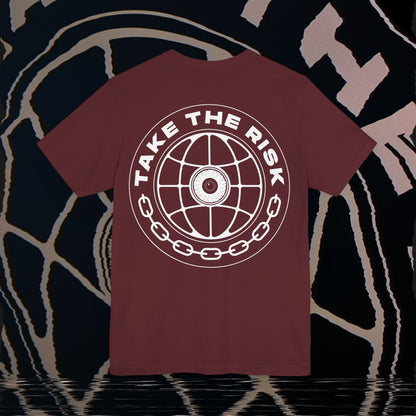 Take The Risk - Maroon - T-Shirt