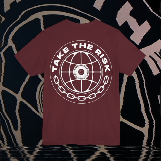 Take The Risk - Maroon - T-Shirt