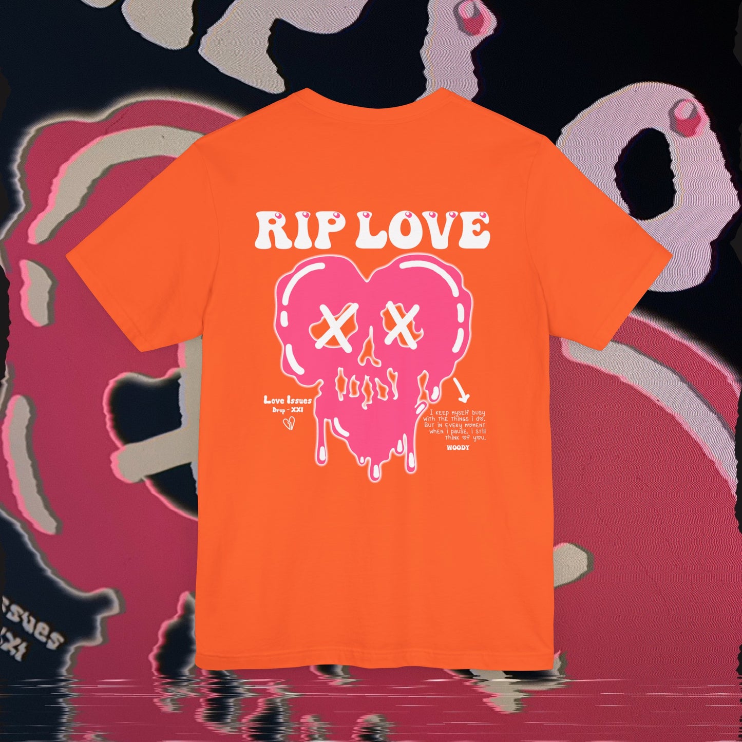 RIP Love - Orange - T-shirt