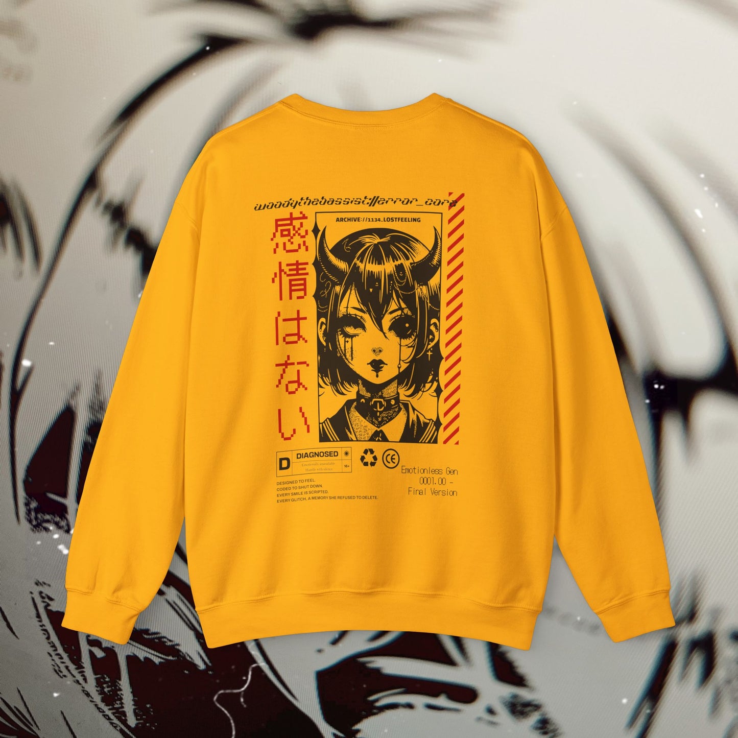 EMOTIONLESS_GEN - Gold - Crewneck