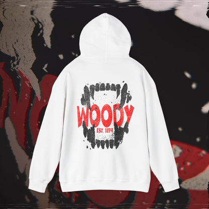 Bite Back - White - Hoodie