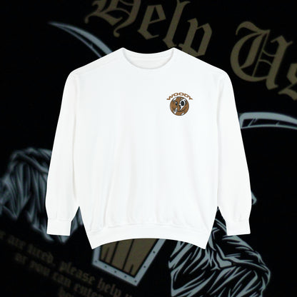 Help Us - White - Crewneck